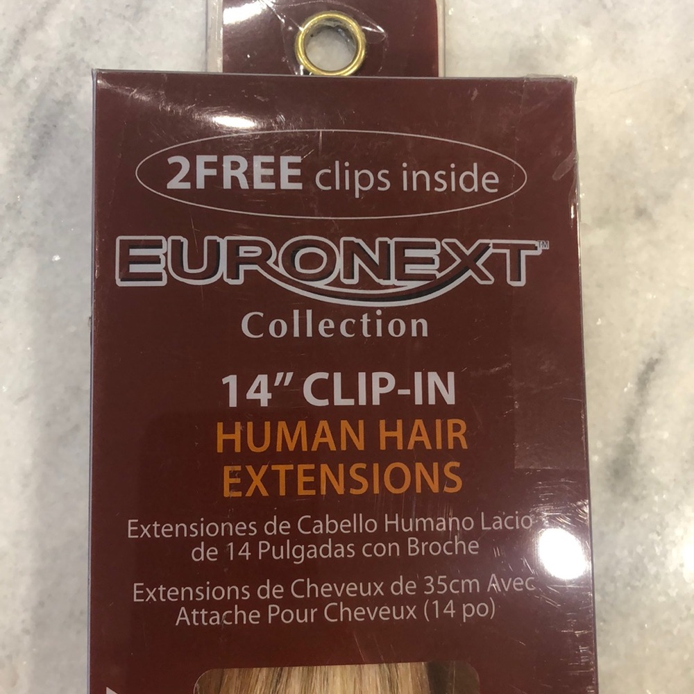 Euronext 14” Clip In Extensions Blonde Frost